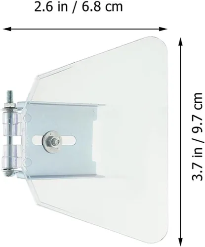 Miniatura 2 de TEHAUX Amoladoras de banco de banco, 2 piezas de tornillos de seguridad para banco de protección, kit de accesorios de repuesto para ángulo