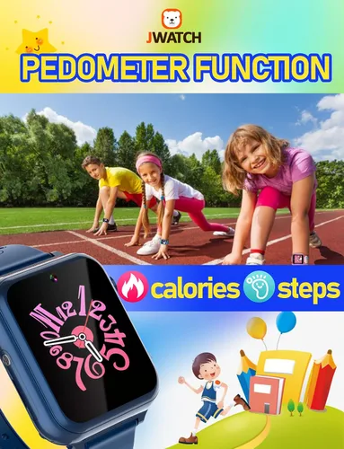 Miniatura 7 de Reloj inteligente para niños, con 10 historias, 24 juegos de rompecabezas, podómetro, despertador, relojes para niños, juguetes para 6, 7, 8, 9, 10