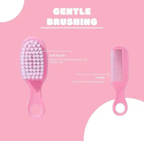 Miniatura 4 de Kit de cuidado de la salud de 10 piezas para recién nacidos y niños pequeños (rosa), ideal para viajes y uso doméstico