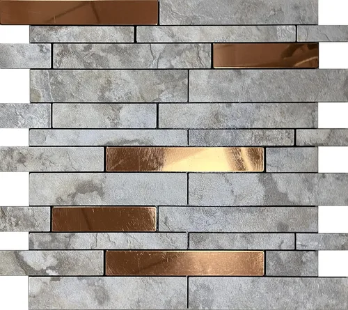Miniatura 16 de 10 hojas de azulejos despegar y pegar para salpicadero de cocina, azulejos de mosaico autoadhesivos, para pegar en tocadores de baño, decoración