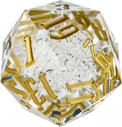 Miniatura 20 de 55mm dados de 20 lados DND, dados gigantes D20 D&D poliédricos grandes D20 con caja de regalo de dados para Dungeons and Dragons, juegos de mesa RPG