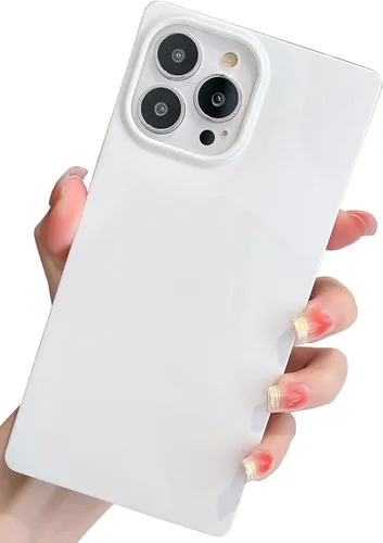 Miniatura 61 de Elegante concha de madre perla compatible con iPhone 13 Pro de 6.1 pulgadas, estuche de borde rectangular, elegante y delgado, con perla de abulón