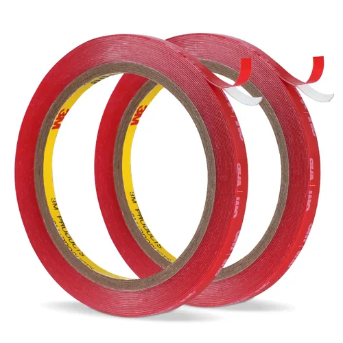 Miniatura 16 de 3M - Cinta de montaje de doble cara VHB de 1 x 15.4 pies y 0.025 pulgadas de grosor, color blanco, 4930, cinta adhesiva de espuma impermeable