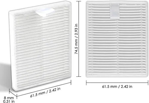 Miniatura 7 de Paquete de 4 filtros HEPA de repuesto Q7 M5/L5/L5+ compatibles con Roborock Q7 M5+ Robot Aspirador, kit de accesorios, filtro vertical, filtros