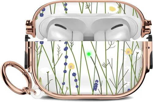Miniatura 91 de Maxjoy para Funda Linda de AirPods 2 (2019) con Bloqueo de Seguridad, Compatible con Funda de AirPod de 2ª Generación de Mármol para Mujeres