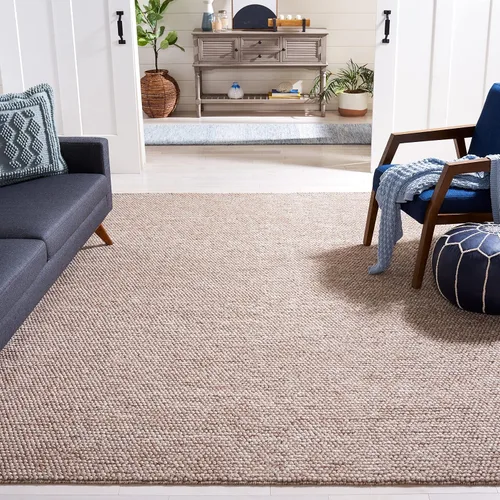 Miniatura 31 de SAFAVIEH Natura Collection - Alfombra decorativa, 2 x 3 pies, color beige, mezcla de lana hecha a mano, diseño texturizado, ideal para pasillo