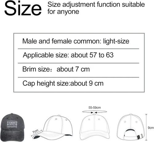 Miniatura 3 de Gorra de béisbol para padre, ajustable, estilo clásico, para hombre y mujer, Beísbol, talla única