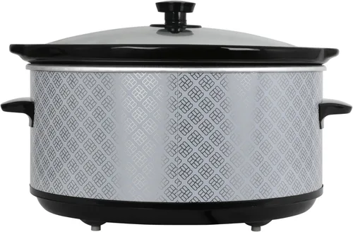 Miniatura 5 de Olla de cocción lenta West Bend de 6 cuartos de galón manual estilo cerámica con olla de cerámica ovalada apta para lavavajillas y tapa de vidrio