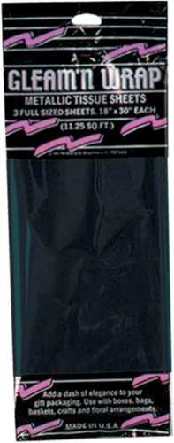 Miniatura 7 de Beistle 50602-C Paquete de 3 hojas metálicas Gleam 'N Wrap, 18 pulgadas por 30 pulgadas