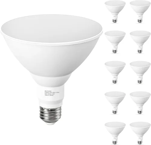 Miniatura 10 de GvvooHome - Bombillas LED de inundación PAR38 para exterior, equivalente a 100 W, 1050 lm, 5000 K, luz blanca de día, 13 W, intensidad regulable