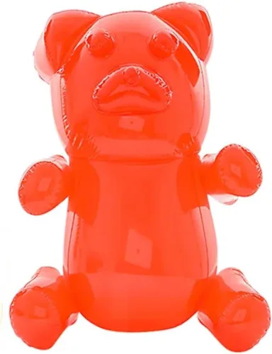 Miniatura 3 de Gummy Bear Inflatable 24 Inch Inflate Morado