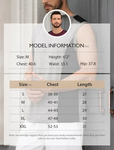Miniatura 6 de AMVELOP Paquete de 4 camisetas sin mangas de entrenamiento para hombre, de secado rápido, para gimnasio