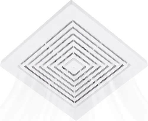 97011723 Rejilla de Ventilador de Techo de Baño con Resortes Piezas de Repuesto para Ventilador de Escape Cuadrado de Techo o Montaje en Pared