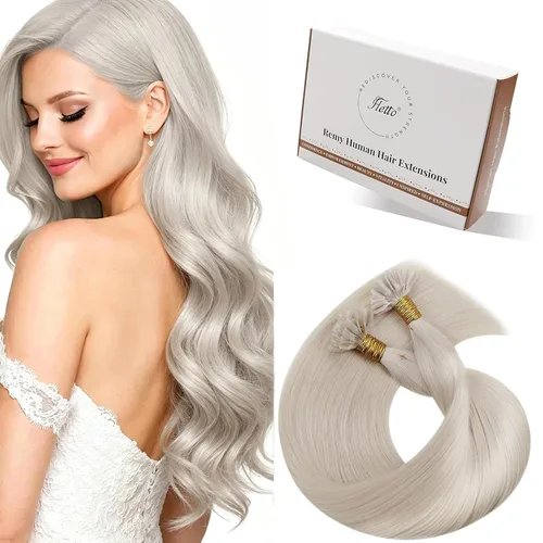 Miniatura 87 de 【Descuento】Hetto - Extensiones de cabello con cinta adhesiva, 40g, extensiones de cabello humano, color rubio ceniza oscuro degradado a rubio medio