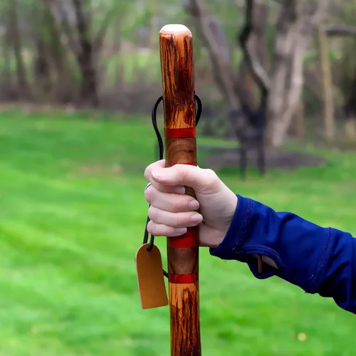 Miniatura 2 de Brazos Bastón de madera rústica
