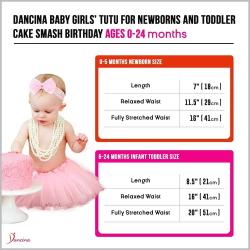 Miniatura 5 de Dancina Tutus clásicos para niña Disfraz, falda de tul a partir de 2-7 añosy niñas grandes de 8-13 años