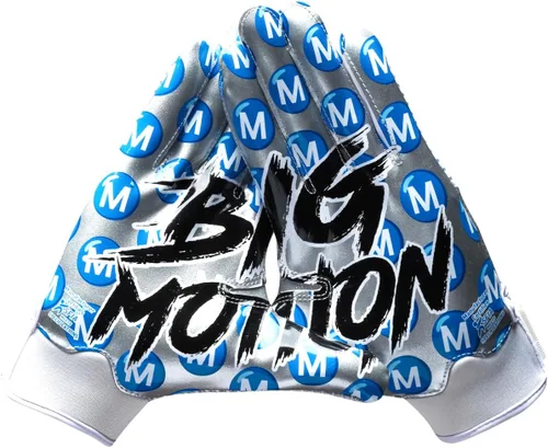 Miniatura 62 de Battle Sports - Guantes de fútbol americano para receptor abierto con dorso de mano, ultraadherentes y con agarre, antideslizantes, para adultos