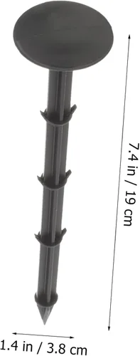 Miniatura 3 de YARNOW 60 piezas de clavos moldeadores de árboles de tachuelas para jardín, tienda de campaña, estacas de césped, estacas de suelo, estacas