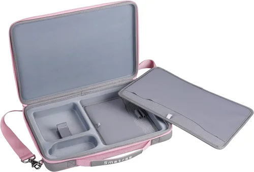 Miniatura 4 de Smatree Estuche de transporte de carcasa dura compatible con MacBook Pro M5 de 14.2 pulgadas 2025/2024/2023 A2918, MacBook Air M4 de 13 pulgadas Rosa