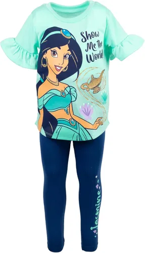 Miniatura 5 de Disney Conjunto de camiseta y leggings con estampado de volantes de Princess Moana