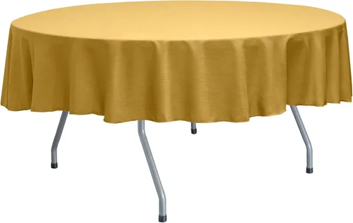 Miniatura 75 de ULTIMATE TEXTILE Mantel redondo reversible Shantung Satin Majestic de 72 pulgadas, color verde salvia