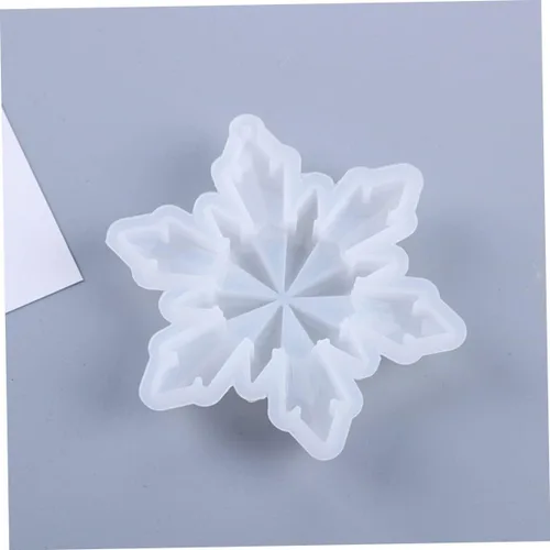 Miniatura 3 de Encantos de joyería de silicona de copo de nieve cómodos y fáciles de limpiar