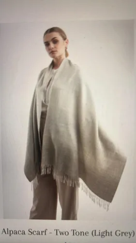 Miniatura 2 de thread + butter Bufanda de alpaca 100% bebé Lujo Suave Elegante Hipoalergénicocontemporáneo