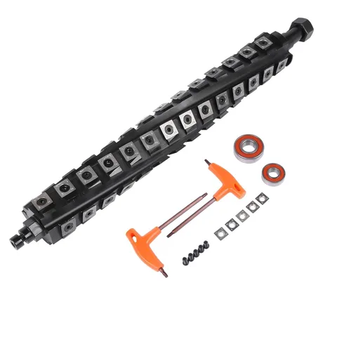 Miniatura 6 de Cabezal de corte helicoidal en espiral de 13 pulgadas para DeWalt DW735 DW735X Cepilladora Recta Cortadora Reducir Ruido Fácil Reemplazo
