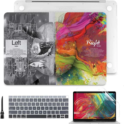 Miniatura 32 de Batianda - Carcasa rígida protectora de plástico transparente y mate para MacBook Pro (2019, 2018, 2017, 2016) de 13 pulgadas, modelo A2159, A1989