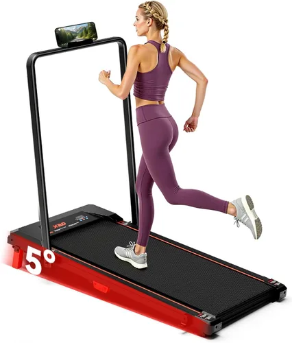 Alfombra de Caminar con Inclinación, XBD - Caminadora para Debajo del Escritorio para Hogar y Oficina Pequeña, 2.5HP de Bajo Ruido, Portátil con