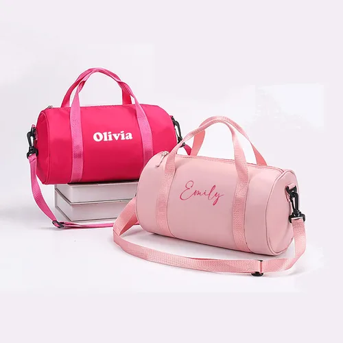 Miniatura 5 de Bolsa de lona personalizada, nombre bordadopatrón deportivo, bolsa de viaje con compartimento para zapatos, regalo personalizado para hombres