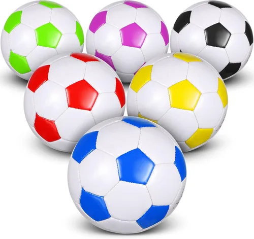 Miniatura 7 de Deekin Balón de fútbol a granel con bomba, trabajo en equipo, juego de deporte al aire libre, entrenamiento, pelota de fútbol a granel para deportes