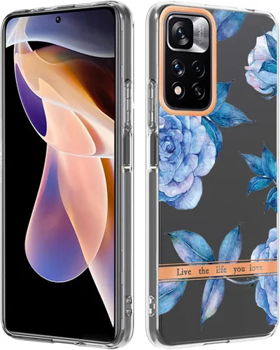 Miniatura 5 de Funda compatible con Redmi Note 11 4G, compatible con Xiaomi Redmi Note 11S 4G (no 5G) para teléfono móvil TPU funda FH