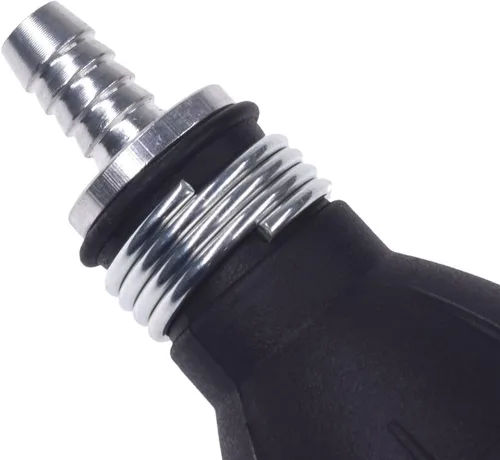 Miniatura 4 de 0.315 in 5/16 "Bombilla de cebador negro de goma bomba de combustible manguera de mano imprimación gasolina gasolina diesel bomba para barcos