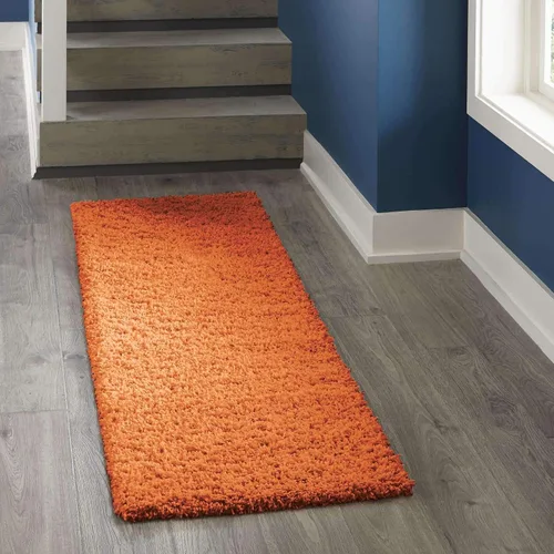 Miniatura 45 de Unique Loom Zuniga Solid Shag Collection alfombra moderna de felpa negra de área (7' 0 x 10' 0)