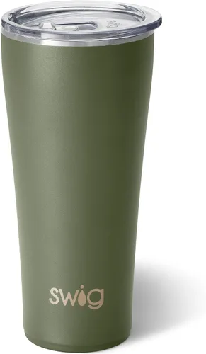 Miniatura 17 de Swig Life - Vaso aislante de 22 onzas, vaso de viaje para café con tapa, taza de viaje para café apta para portavasos, acero inoxidable (Aqua)