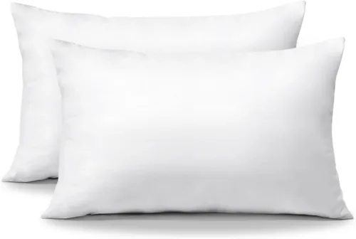 OTOSTAR Paquete de 2 rellenos de almohada, 12 x 20 pulgadas, almohadillas de cojín interiores suaves y esponjosas, rellenos de cojín decorativos