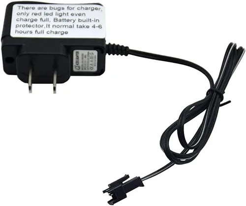 Miniatura 4 de Blomiky 1 paquete DC 6V 200mA AC 110V US adaptador cargador para 6V AA 700mAH 800mAH 2200mAh Ni-CD Ni-Mh batería 1:18 Stunt RC Speed Buggy Car