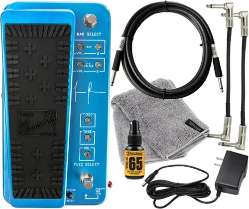 JIM DUNLOP JCT95 Justin Chancellor Cry Baby Wah, Filtro, Fuzz Pedal de efectos de guitarra eléctrica con cable Tonebird MXR, cable de conexión,
