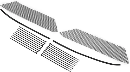 Miniatura 2 de HECASA Grille Mesh Set Compatible with 2020-2024 Chevy Chevrolet Corvette C8 Front Inner Mesh Honeycomb Grill Guard Radiator Grille Vent Insert