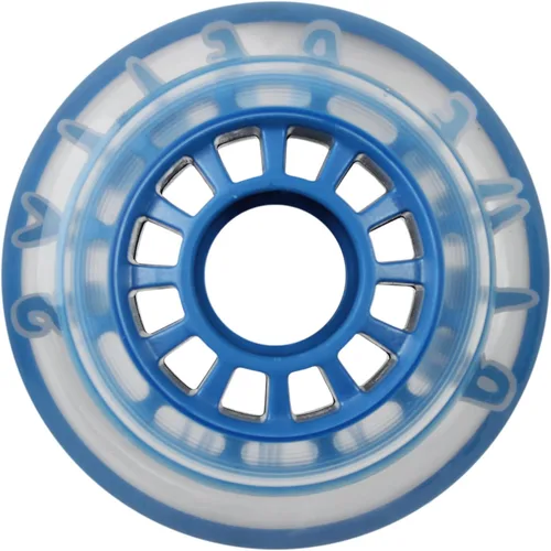 Miniatura 3 de 8 ruedas de patín en línea 2.992 in 78a, transparente/azul