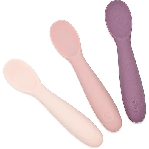 Miniatura 9 de WeeSprout Cucharas de bebé para autoalimentación a partir de 6 meses, utensilios de silicona suaves y duraderos para encías y dientes sensibles
