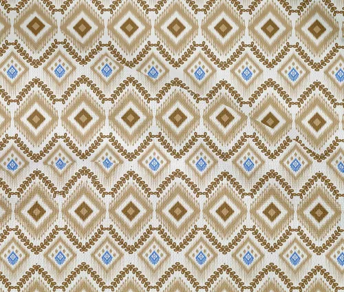 Miniatura 5 de oneOone Cotton Flex Beige Fabric Ikat Sewing Material Print Fabric By The Yard 40 Inch Wide