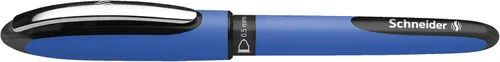 Miniatura 5 de Schneider One Hybrid C Rollerball, punta cónica híbrida de 0.020 in, barril azul claro, tinta negra, caja de 10 bolígrafos (183201)