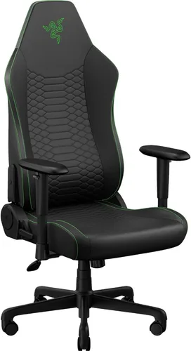 Razer Iskur V2 X NewGen - Silla ergonómica para juegos, soporte lumbar integrado, piel EPU Cooltouch Gen-2, base de asiento ultra ancha, reclinable