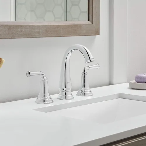 Miniatura 4 de American Standard 7052807.002 Delancey - Grifo de baño de 2 manijas de 8 pulgadas, 1.2 GPM, cromado