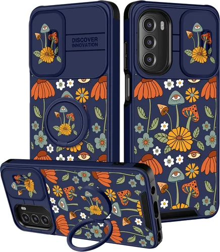 Miniatura 52 de para Moto G 5G 2023 funda - Cubierta de teléfono linda con corazón para mujeres y niñas, diseño único negro con cubierta deslizante para la cámara