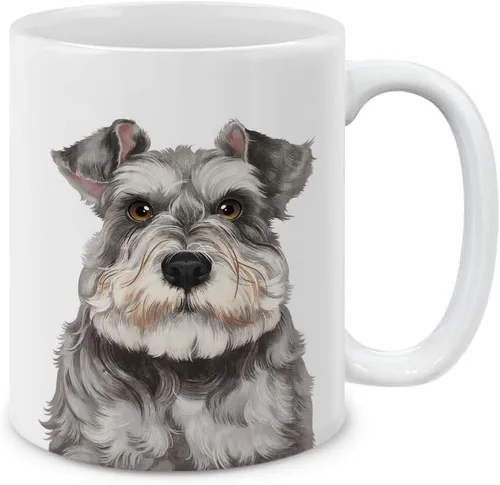 Miniatura 9 de MUGBREW Taza de té de cerámica bicolor blanco y naranja con gato atigrado Gatito, 11 oz