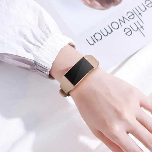 Miniatura 4 de Paquete de 6 pulseras delgadas de silicona suave compatibles con Fitbit Charge 4, correas de repuesto deportivas para Fitbit Charge 4/Fitbit Charge