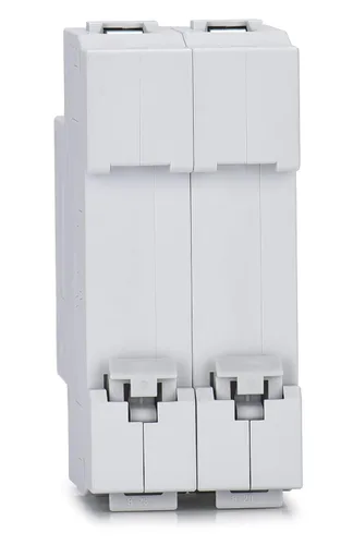 Miniatura 8 de Interruptor de Circuito en Miniatura AC, Interruptor de Circuito de 6 Amp 120V/240V de 2 Polos para Montaje en Riel DIN, Desconexión de CA Solar
